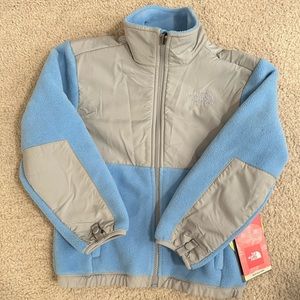 THE NORTH FACW GIRLS BLUE DENALI JACKET
